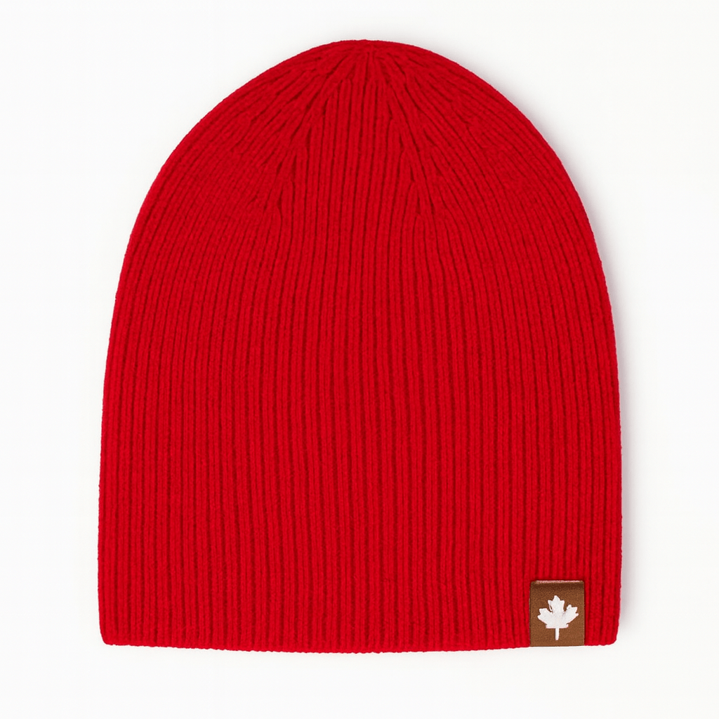 Classic Red Knit Beanie - My Dorm Store