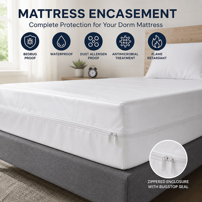 Mattress Encasement - My Dorm Store