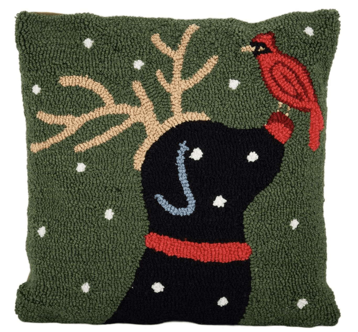 Reindeer & Cardinal Cushion - My Dorm Store