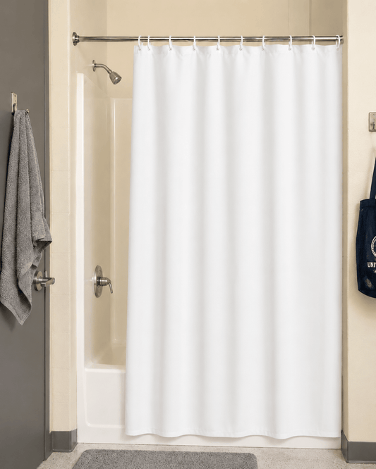 Shower Curtain & Rings - My Dorm Store